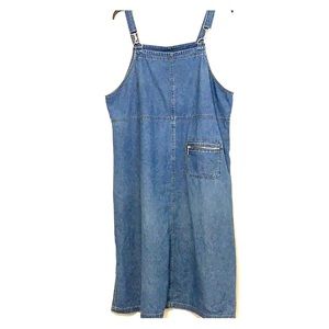 ❤️ Overall Bib Dress Denim Plus Sz 20W